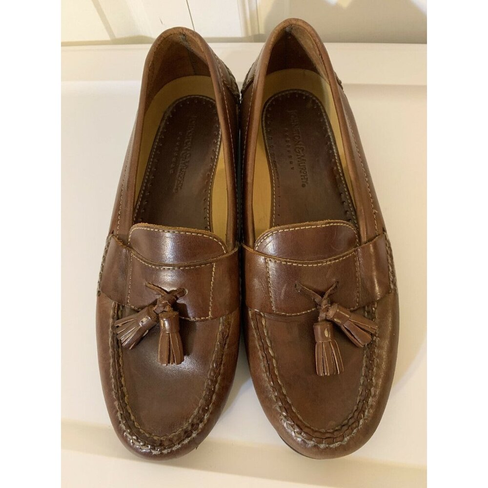 Johnston & Murphy Passport Tasselled Slip On Loafers Shoes Men's 9‎ M